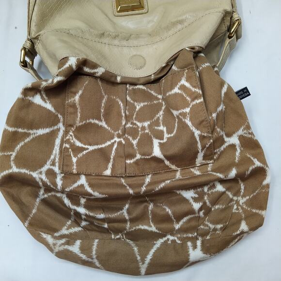 Marc by Marc Jacobs Hillier Beige Leather Snakeskin Embossed Shoulder Bag - Picture 11 of 16